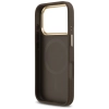 Guess 4G Strass Logo MagSafe - Etui iPhone 17 Pro (brązowy)