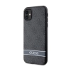 Guess 4G Printed Stripe - Etui iPhone 11 / iPhone XR (szary)