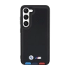 BMW Leather Hot Stamp Tricolor - Etui Samsung Galaxy S23+ (czarny)