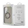 Guess IML Flowers Wreath MagSafe - Etui Samsung Galaxy S24 Ultra (czarny)