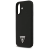 Guess Silicone Triangle Logo MagSafe - Etui iPhone 17 (czarny)