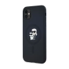 Karl Lagerfeld Silicone Karl & Choupette MagSafe - Etui iPhone 11 (czarny)