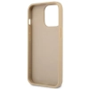 Guess Saffiano Triangle Logo Case - Etui iPhone 13 Pro (beżowy)