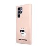 Karl Lagerfeld Silicone Choupette - Etui Samsung Galaxy S24 Ultra (różowy)