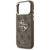 Guess 4G Big 4G Classic Logo - Etui iPhone 17 Pro Max (brązowy / srebrny)