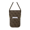 Guess 4G Metal Script Logo - Torebka crossbody na telefon (brązowy)