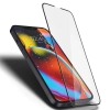 Spigen Glass FC - Szkło hartowane do iPhone 16e / iPhone 14 / iPhone 13 / iPhone 13 Pro (Czarna ramka)