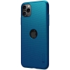 Nillkin Super Frosted Shield - Etui Apple iPhone 11 Pro Max z wycięciem na logo (Peacock Blue)