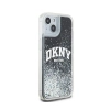 DKNY Liquid Glitter Big Logo - Etui iPhone 15 Plus / 14 Plus (czarny)