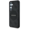 Guess 4G Round Patch Classic Logo MagSafe - Etui do Samsung Galaxy S25+ (czarny)
