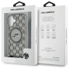 Karl Lagerfeld IML Crossbody Monogram Karl & Choupette Head MagSafe - Etui iPhone 16 (czarny)