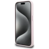 Karl Lagerfeld Silicone Shadow Metal Initial MagSafe - Etui do iPhone 15 (różowy)