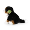 Rappa - Pluszowa realistyczna maskotka Berneński Pies Pasterski siedzący 23 cm Eco-Friendly Soft Collection