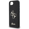 Guess Fixed Glitter Big 4G - Etui do iPhone 16e (czarny)