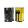 WEKOME WP-347 Vanguard Series - Power bank 20000 mAh Super Fast Charging z wbudowanym kablem USB-C PD 20W & Lightning + USB-A QC3.0 22.5W (Czarny)