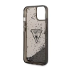 Guess Liquid Glitter Triangle Logo Case - Etui iPhone 14 Plus (czarny)