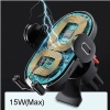 USAMS US-CD132 - Uchwyt samochodowy z ładowaniem bezprzewodowym 15W (czarny)