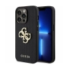 Guess Perforated 4G Glitter - Etui iPhone 15 Pro (czarny)