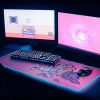 Pusheen - Mata gamingowa / na biurko LED XXL (90 x 40 cm)