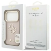 Guess Grained Big 4G & Stand Camera - Etui iPhone 17 Pro (różowy)