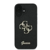 Guess Fixed Glitter Big 4G - Etui iPhone 16 Plus (czarny)