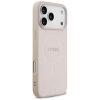 Guess Saffiano Classic Logo MagSafe - Etui iPhone 17 Pro Max (różowy)