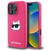 Karl Lagerfeld Silicone Choupette Head Print MagSafe - Etui iPhone 16 Pro (fuksja)