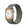 Crong Nylon - Pasek sportowy do Apple Watch 42/44/45/49 mm (Military Green)
