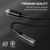 Crong Armor Link - Kabel 60W 3A USB-C do USB-C Fast Charging 150cm (czarny)