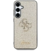 Guess Fixed Glitter Big 4G Metal Logo - Etui do Samsung Galaxy S25 (złoty)