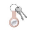 Crong Silicone Case with Key Ring - Etui ochronne brelok do Apple AirTag (piaskowy róż)