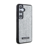 Karl Lagerfeld Rhinestone Metal Logo - Etui Samsung Galaxy S24 (srebrny)