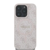 Guess 4G Ring Classic Logo MagSafe - Etui iPhone 16 Pro (różowy)