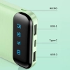 WEKOME WP-163 - Power bank 20000 mAh Super Charging 2xUSB-A LED (Czarny)