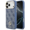 Guess 4G Strass Logo MagSafe - Etui iPhone 17 Pro Max (niebieski)