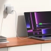 Spigen ArcStation Pro GaN-1402 - Ładowarka sieciowa 2x USB-C 140W (Biały)