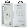 Karl Lagerfeld IML Metal Choupette Head MagSafe - Etui iPhone 16 (biały)