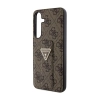 Guess Grip Stand 4G Triangle Strass Logo - Etui Samsung Galaxy S24 (brązowy)