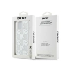 DKNY Liquid Glitter Multilogo - Etui iPhone 15 / 14 / 13 (biały)