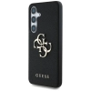 Guess Grained Big 4G Logo Small Classic Logo - Etui do Samsung Galaxy S25+ (czarny)