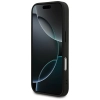 Guess Grained Ring MagSafe - Etui iPhone 17 Pro (czarny)