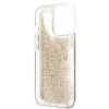 Guess Liquid Glitter 4G Big Logo - Etui iPhone 13 Pro Max (złoty)