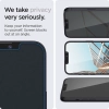 Spigen GLAS.TR EZ FIT Privacy 2-Pack - Szkło hartowane z filtrem prywatyzującym do iPhone 16e / iPhone 14 / iPhone 13 Pro / iPhone 13 2 szt