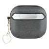 Guess Metallic Script Charm - Etui AirPods 4 (czarny)