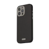 Moshi Napa MagSafe - Skórzane etui iPhone 15 Pro Max (Midnight Black)