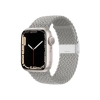 Crong Wave Band - Pleciony pasek do Apple Watch 38/40/41 mm (jasny szary)