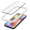 Spigen Alm Glass FC - Szkło hartowane do iPhone 16e / iPhone 14 / iPhone 13 / iPhone 13 Pro (Czarna ramka)