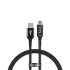 Crong Armor Link - Kabel 60W 3A USB-A do USB-C Fast Charging 150cm (czarny)