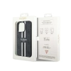 Guess 4G Printed Stripes MagSafe - Etui iPhone 15 Pro (czarny)