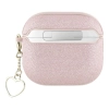 Guess Metallic Script Charm - Etui AirPods 4 (różowy)